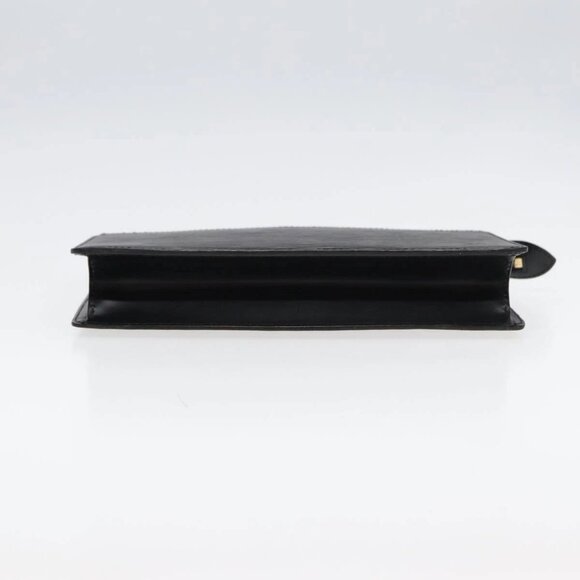 LOUIS VUITTON Epi Pochette Homme Clutch Bag Black Noir - Picture 5 of 16